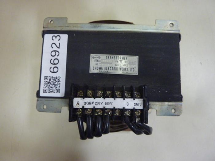 Used SHOWA 0.5 kVA Transformer 3496 #66923