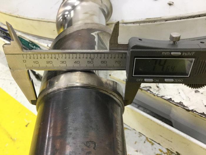 Used VAN DORN 75 mm Feed Screw FS75MM #107641