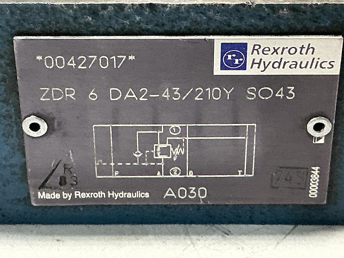 Used REXROTH ZDR 6 DA2-43/210Y SO43