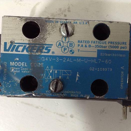 Used VICKERS Valves DG4V-3-2AL-M-U-HL7-60 #89875