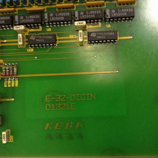 Used KEBA Engel Circuit Board E-32-DIGIN D1321E Used
