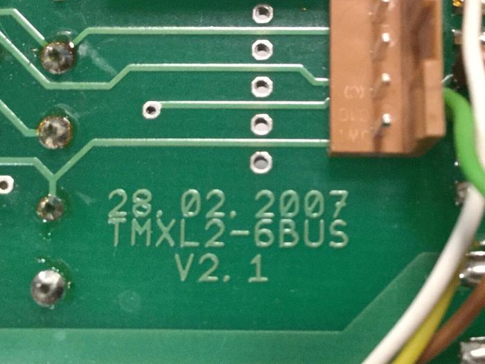 Used MOLD MASTER Circuit Board TMXL2-6BUS #101894