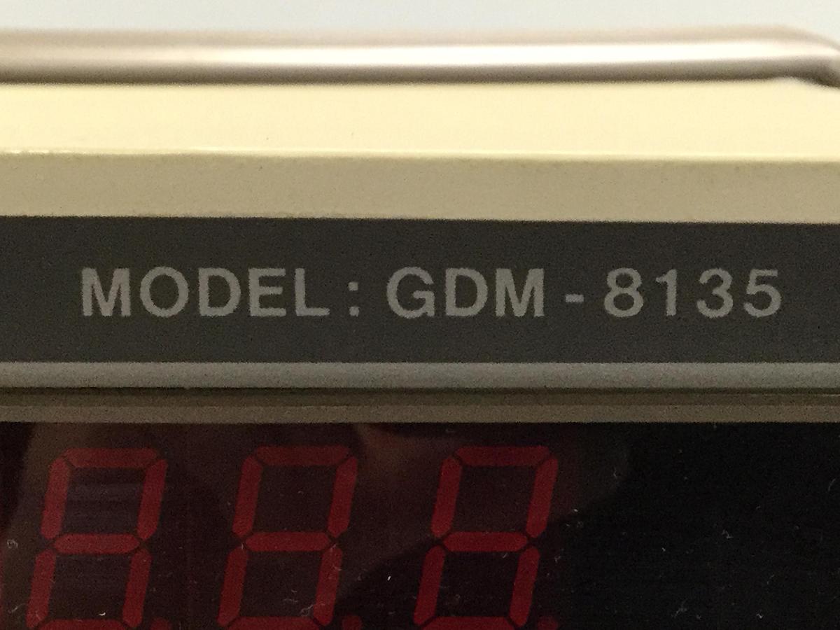 Used GW INSTEK Digital Multimeter GDM-8135 #107274