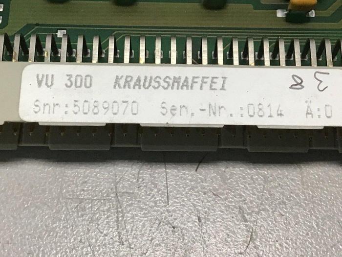 Used KRAUSS MAFFEI Circuit Board AE1RBS VU300 #114022