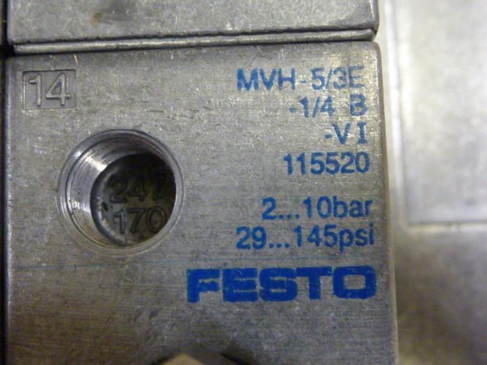 Used FESTO Control Block / Valve Terminal IFB8-02 #61259