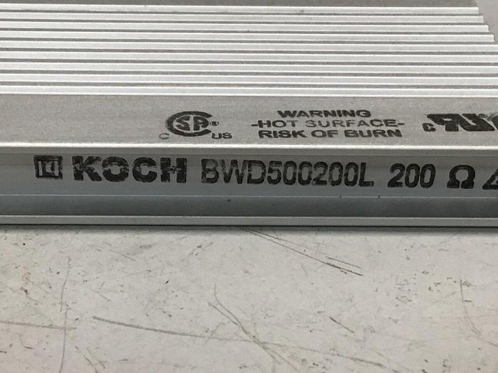 Used KOCH Braking Resistor BWD500200L #119287