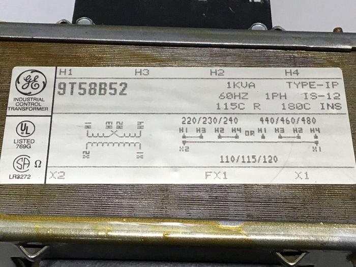 Used GENERAL ELECTRIC 1.0 kVA Transformer 9T58B52 #119572