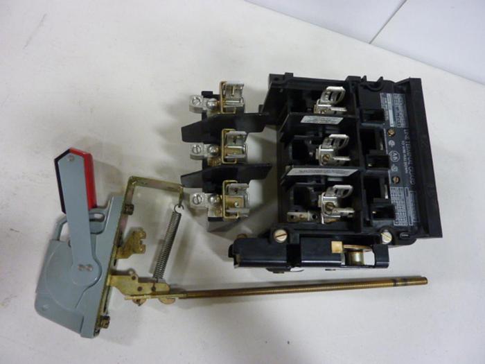 Used ALLEN BRADLEY 60 Amp Disconnect Switch 1494V-DS60 SER A #57447