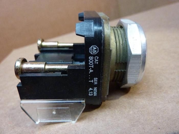 Used ALLEN BRADLEY Push Button 800T-A BLACK #38179