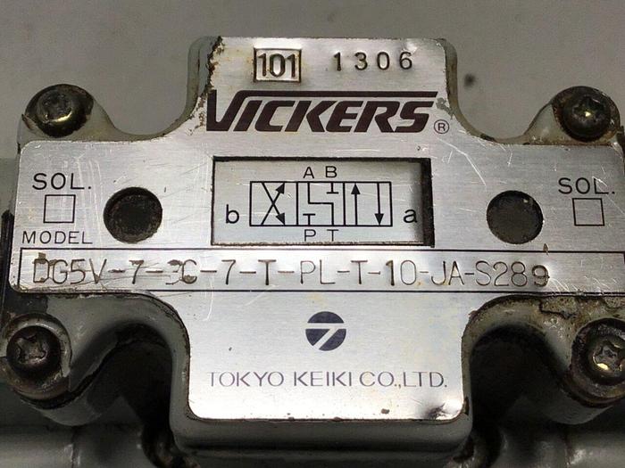 Used VICKERS Valve DG5V-7-3C-7-T-PL-T-10-JA-S289 #130487