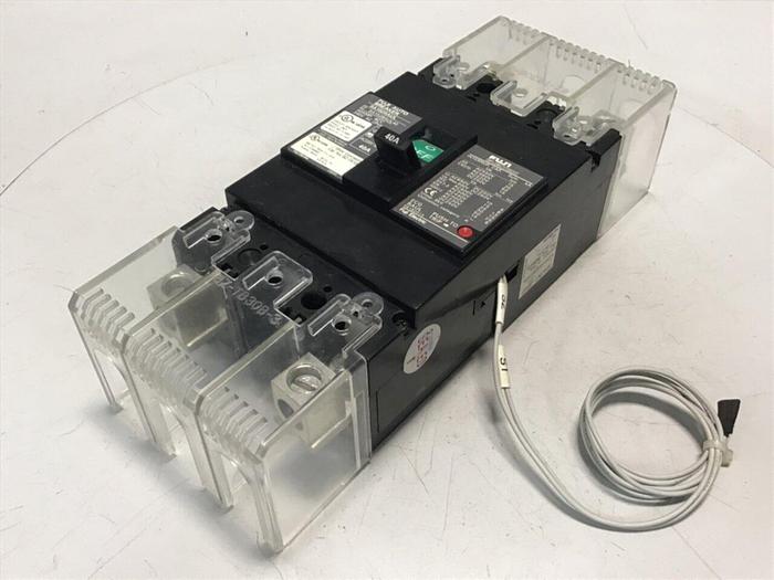 Used FUJI ELECTRIC Circuit Breaker 40 Amp SA102BAUL #119755