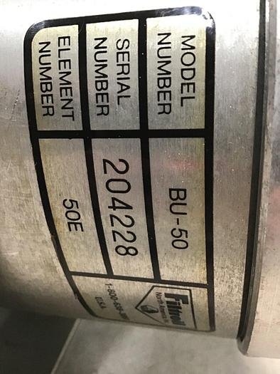 Used FILTROIL Filter Cartridge BU-50 #132419