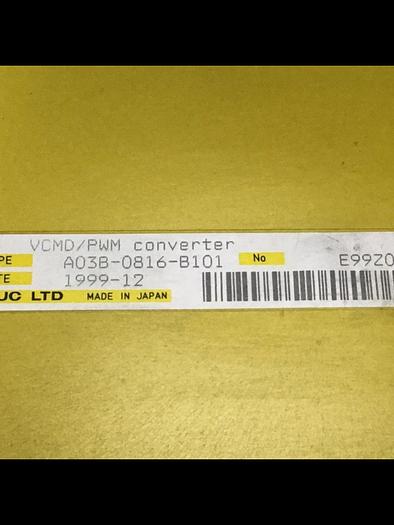 Used FANUC Servo Converter A03B-0816-B101 #135830