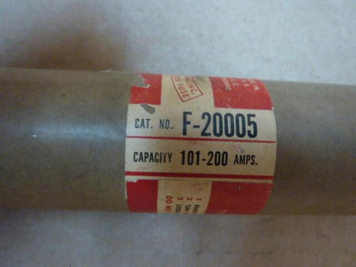 Used ECONOMY FUSE 600 Amp Fuse F-20005 #27281