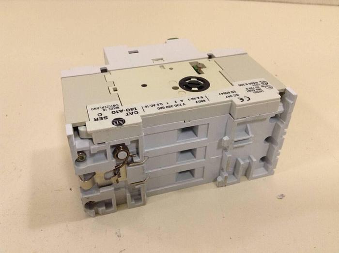 Used ALLEN BRADLEY Manual Motor Starter 140-MN-0100 SER C #79598