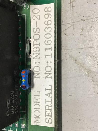 Used NISSEI Circuit Board N9POS-20 #141635