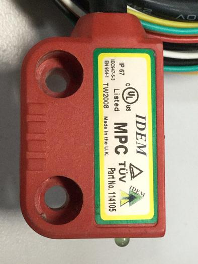 Used IDEM SAFETY SWITCHES Coded Miniature Switch 114105 #103708