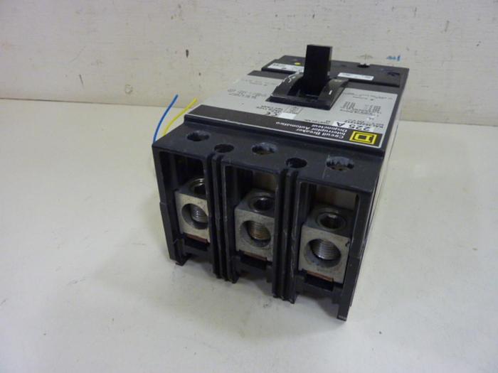 Used SQUARE D 225 Amp Circuit Breaker KAL362251212 #59127