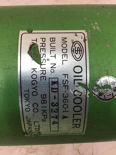 Used TAISEI Heat Exchanger FSF-360-IA #136989