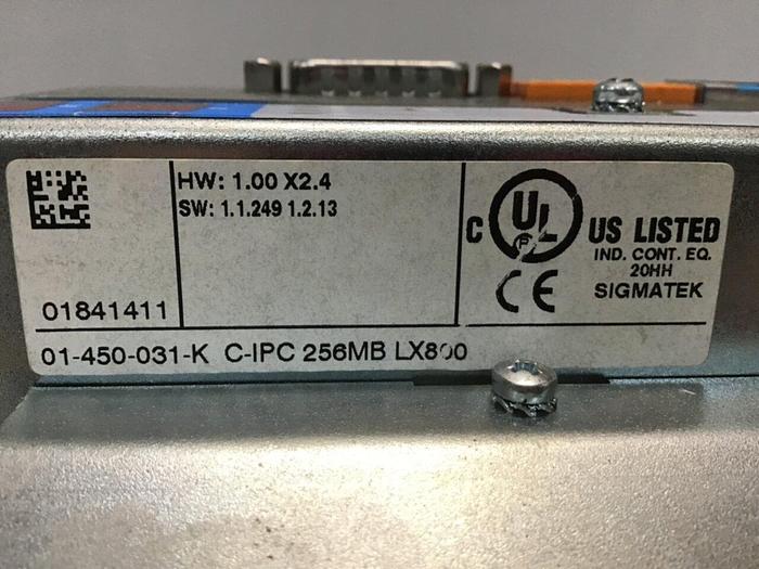 Used SIGMATEK Processor Controller C-IPC 256MB LX800 Used