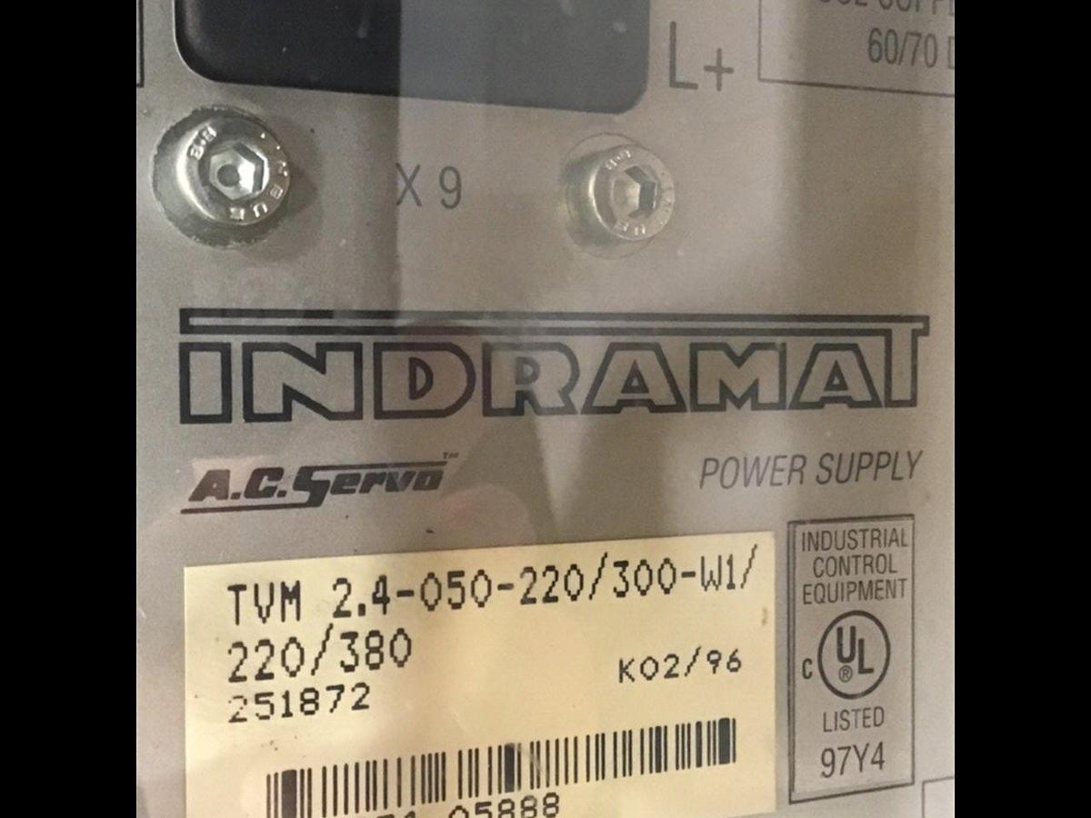 Used INDRAMAT Power Supply TVM2.4-050-220/300-W1/220-380 #123466