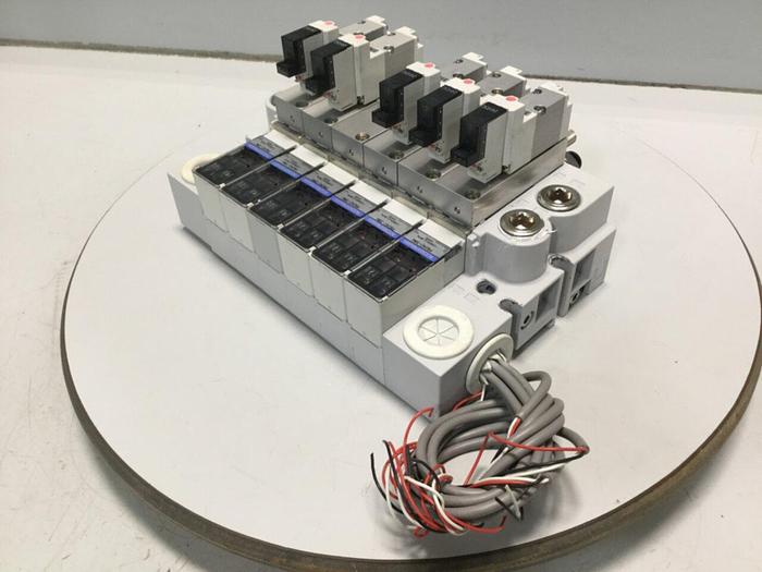 Used KOGANEI Block w/ Valves PBM6P-3W #104870