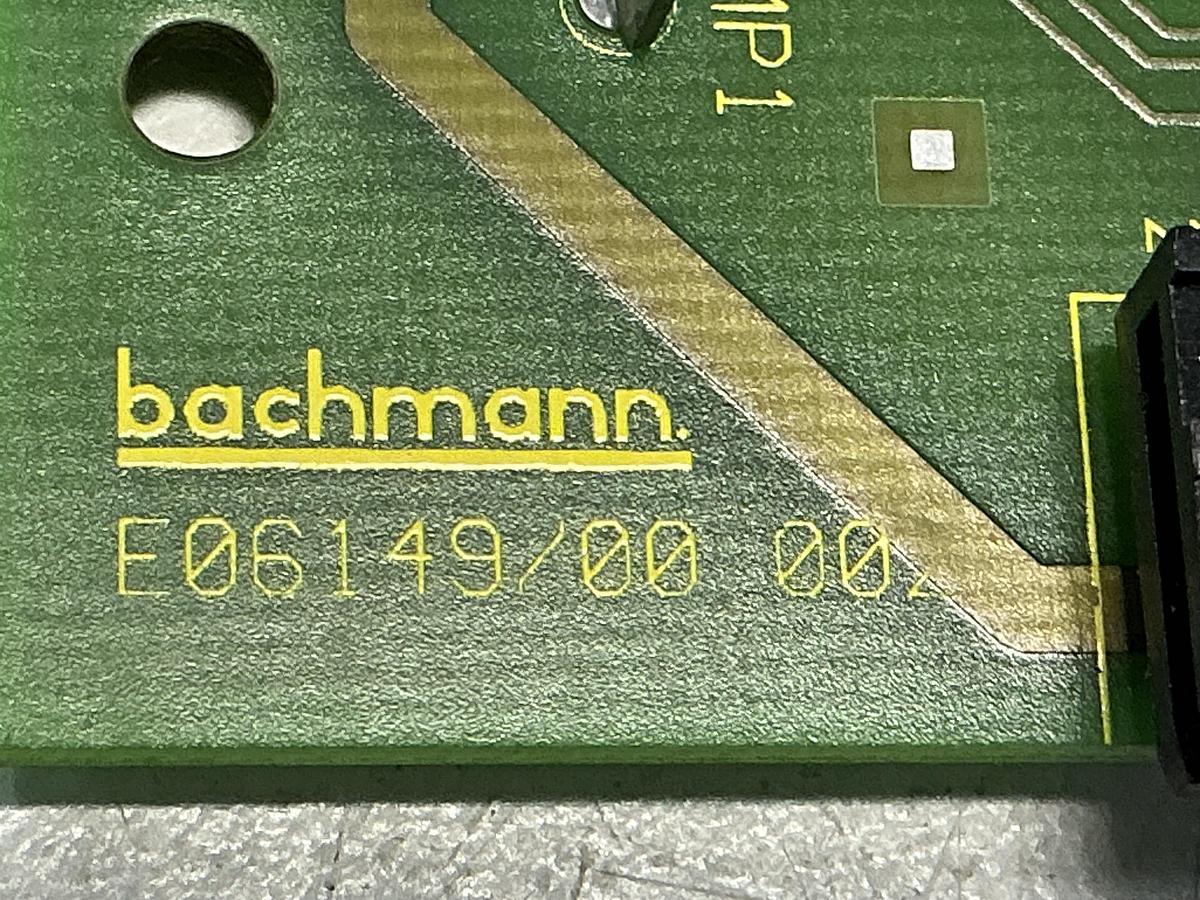 Used BACHMANN E06149/00 002