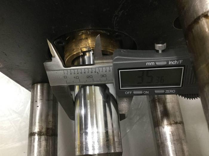 Used PARKER Hydraulic Cylinder 02.50 JJ2H #92694