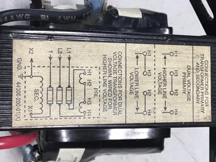 Used ALLEN BRADLEY Industrial Transformer 1497-N27P SER A #120808