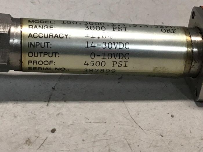 Used NOSHOK Sensor Transmitter 100.3000.1.1.5.3.3 #128532