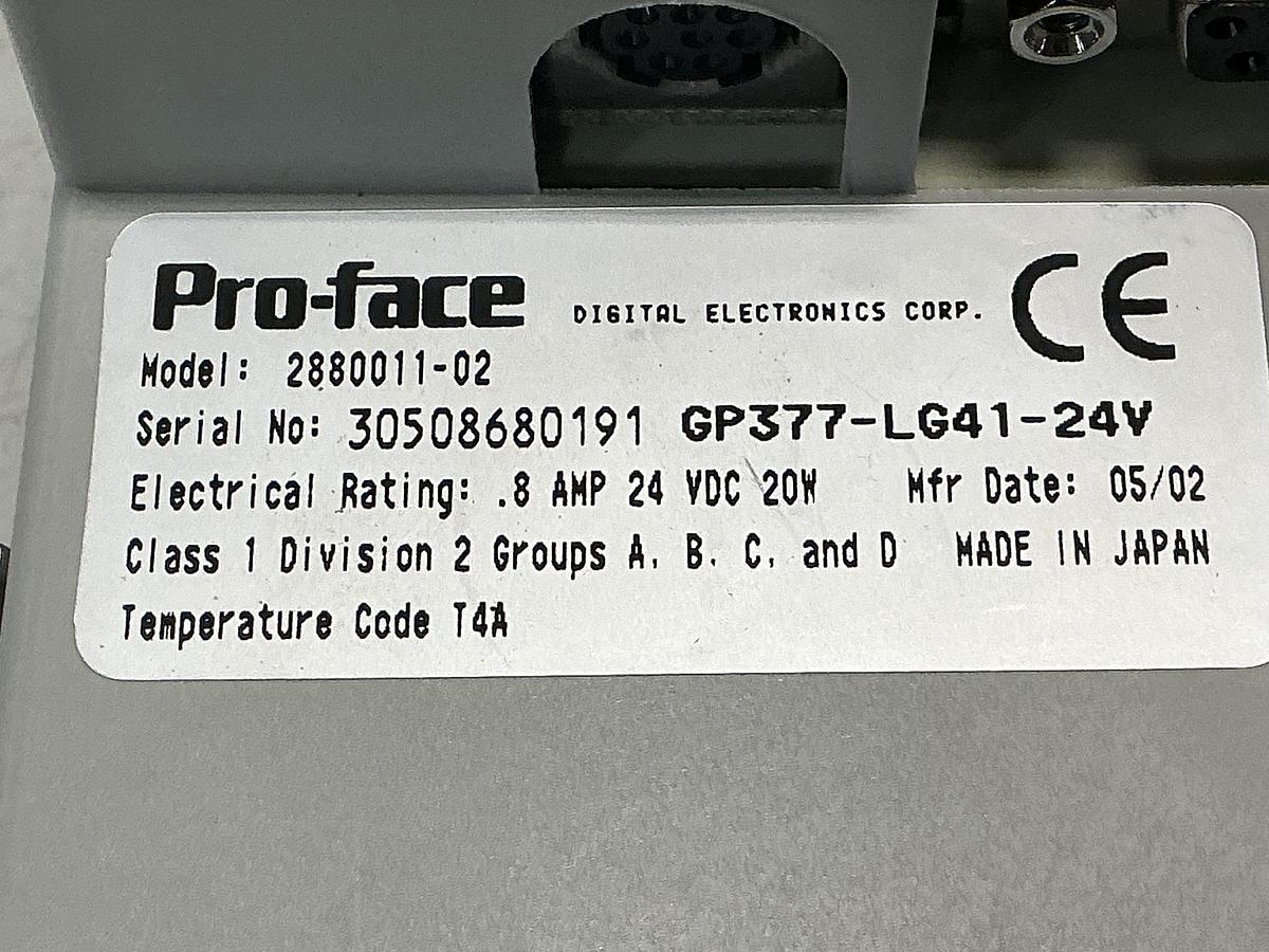 Used PRO-FACE 2880011-02