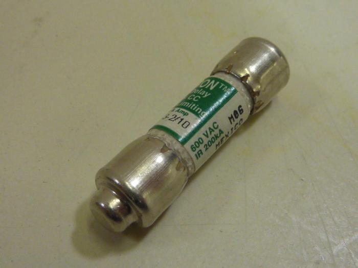 Used TRON / BUSSMANN 3 2/10 Amp Fuse FNQ-R-3-2/10 #62356