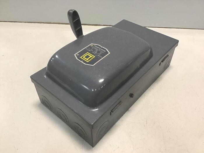 Used SQUARE D 30 Safety Switch A86341 #128049