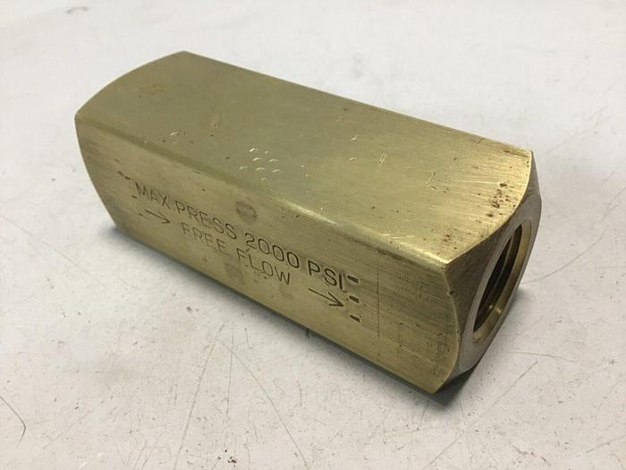 Used PARKER Check Valve SPC800B #112726