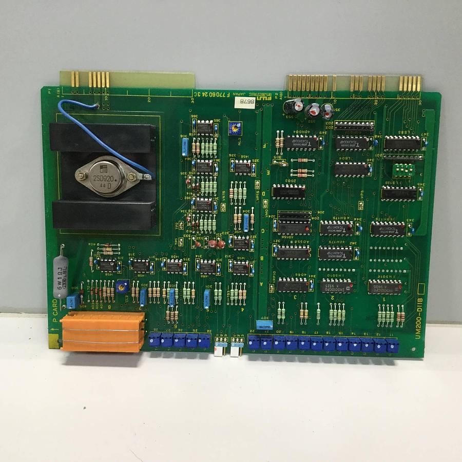 Used FUJI ELECTRIC Processor Card F770 60 24 3C F77060243C UM200-DIIB Used #94035