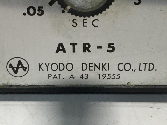 Used KYODO DENKI On Delay Timer ATR-5 #109191