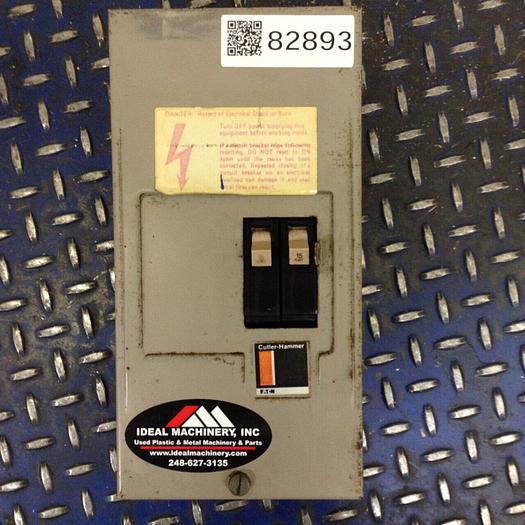 Used CUTLER HAMMER Circuit Breaker Load Center CH2A #82893