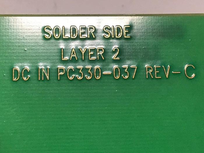 Used VAN DORN DC Input Board 330037 PC330-037 Used