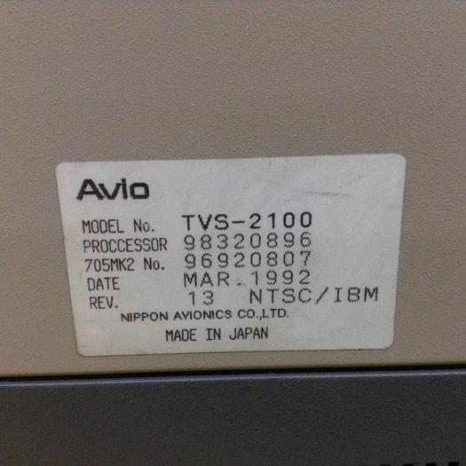 Used AVIO Thermal Video System 705MK2 #79281