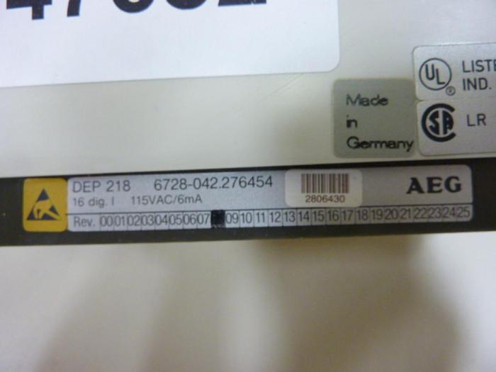 Used AEG Input Module 6728-042.276454 #47683