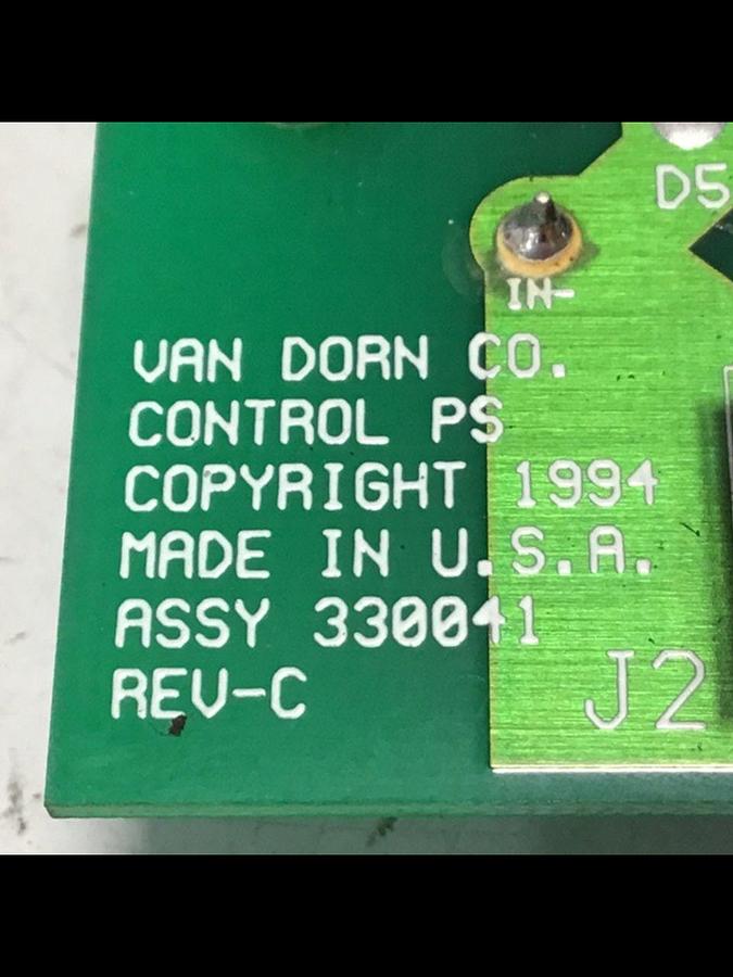Used VAN DORN Circuit Board 330041 PC330-041 Used