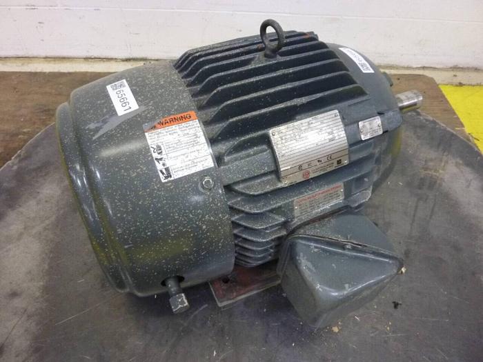 Used US ELECTRICAL MOTORS 15 HP Motor A15P2C Used