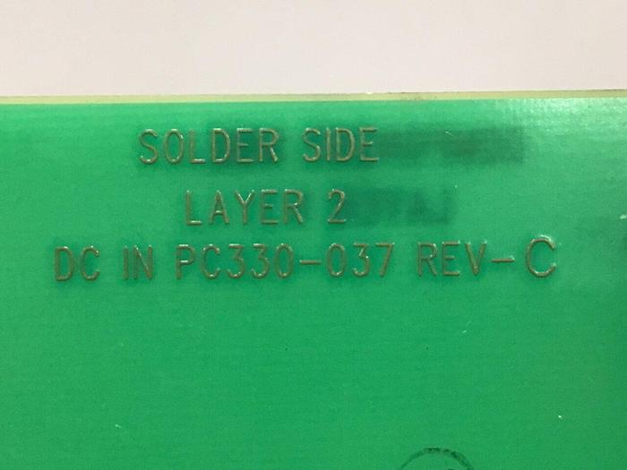 Used VAN DORN DC Input Board 330037 PC330-037 Used