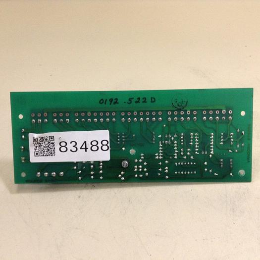 Used VAN DORN Instrumentation Board Circuit Board 370088 #100260