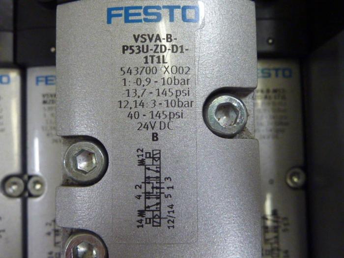 Used FESTO Control Block / Valve Terminal VTSA-FB-NPT Used