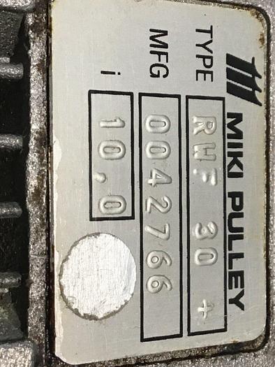 Used MIKI PULLEY Gear Reducer RWF-030 #119926