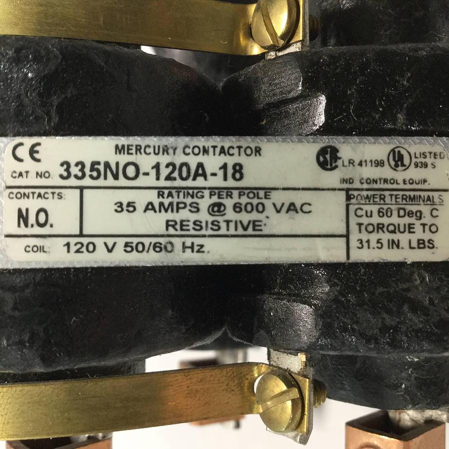 Used MDI Relay Contactor 335NO-120A-18 Used