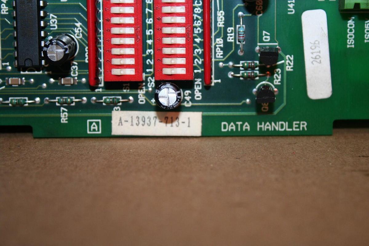 Used BARBER COLMAN Data Handler Circuit Board A-13937-713-1 #19530