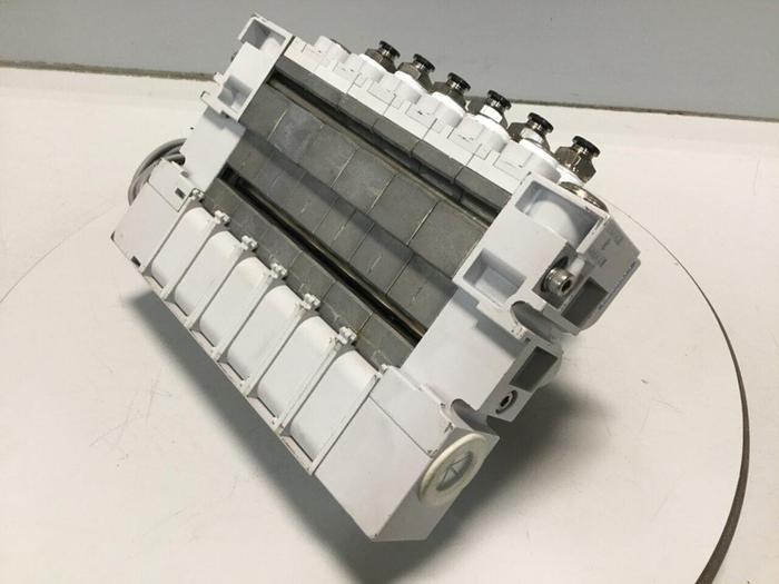 Used KOGANEI Block w/ Valves PBM6P-3W #104871