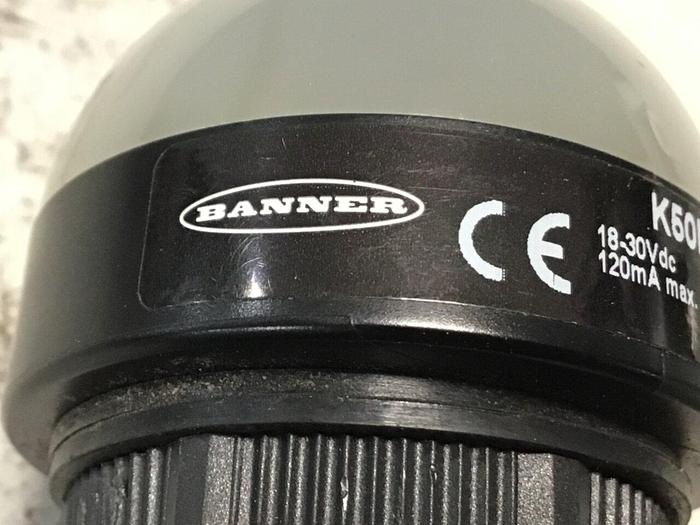 Used BANNER ENGINEERING Audible Indicator Light K50LGRA2YPQ #140157